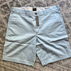 Mens J Crew Cloud (Light Blue) 9" Stretch Chino Shorts NWT